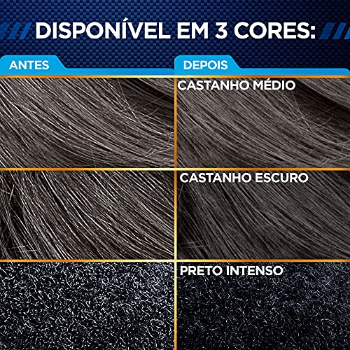 Shampoo Color Tonalizante Niely Cor&Ton Homem - Castanho Médio