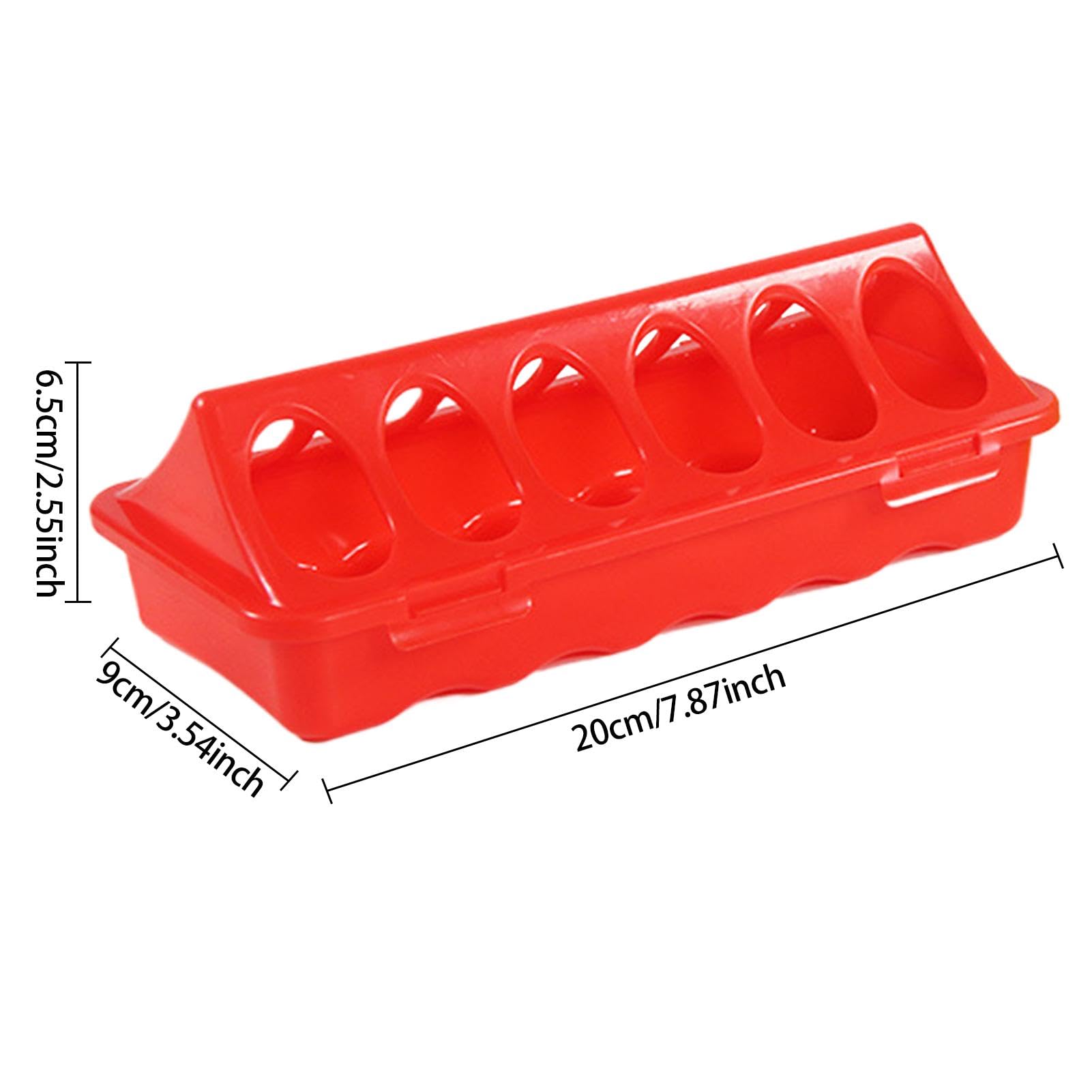 HANABASS 3er Set Futterspender - Automatischer Futtertrog Für Geflügel