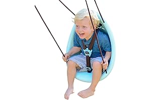 Swurfer Kiwi Toddler Swing - Outdoor, Safe & Fun Porch Swing for...