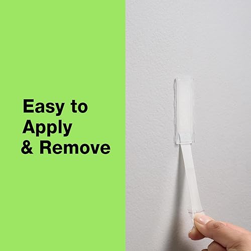 Miniatura 3 de FrogTape reMOVEables - Gancho de pared adhesivo sin daños, ganchos de pared grandes extraíbles para colgar, sin clavos, soporta hasta 5 libras, 6