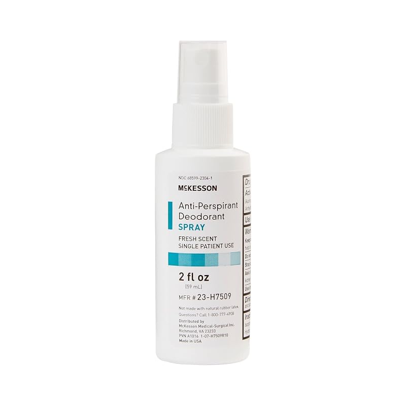 Desodorante antitranspirante em spray McKesson, tamanho para viagem, 60 mL