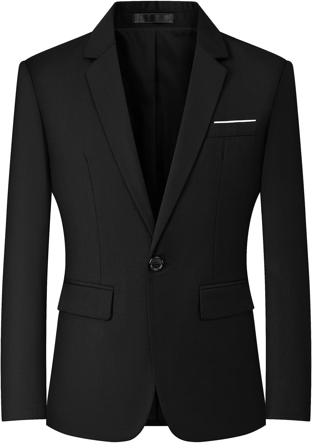 Men's Blazers Slim Fit Sport Coat One Button Lightweight Mens Suit Jacket