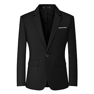 Mylldey Blazer Masculino Slim Fit Business Casual
