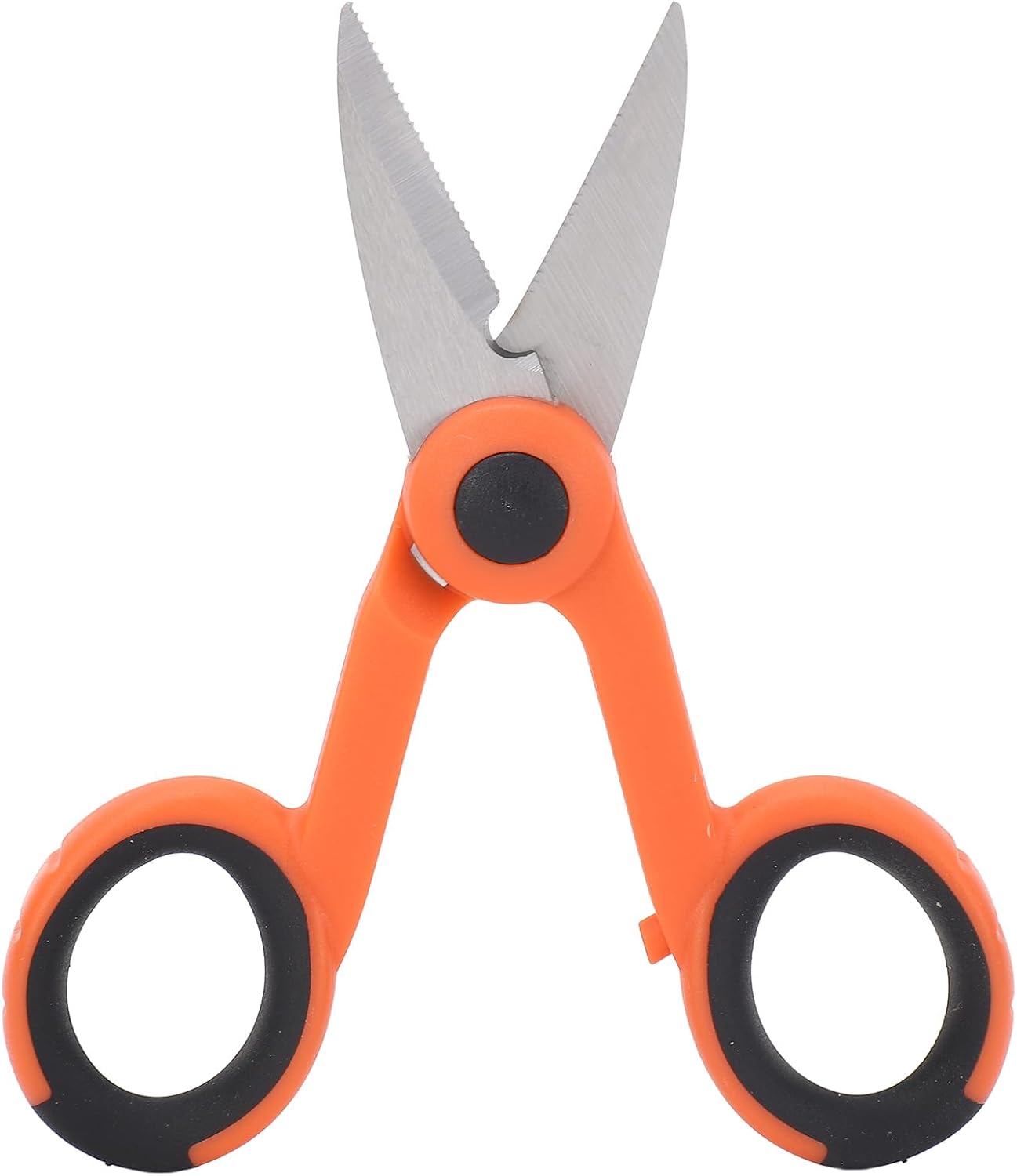 Electricians Scissors Utility Tool Ergonomic Handle for Solid Copper Wire Fiber Optic Cable Cutting