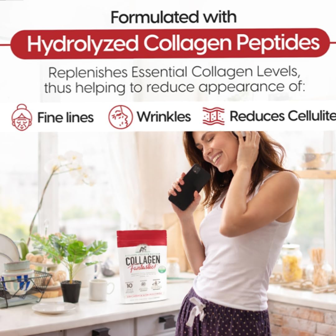 Fantastic Nutrition Collagen Peptides Powder Unflavored 2.2lb - 90 Servings — Amazon image 2