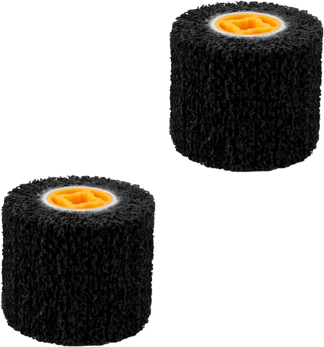 2pcs Practical Mirror Black Dressing Flap Rotary Burnishing Wheel Factory Drawing Home Device Pads Handhold Drill Gadget Abrasive Wheels Shop Brushhardware Diy Useful Polishing