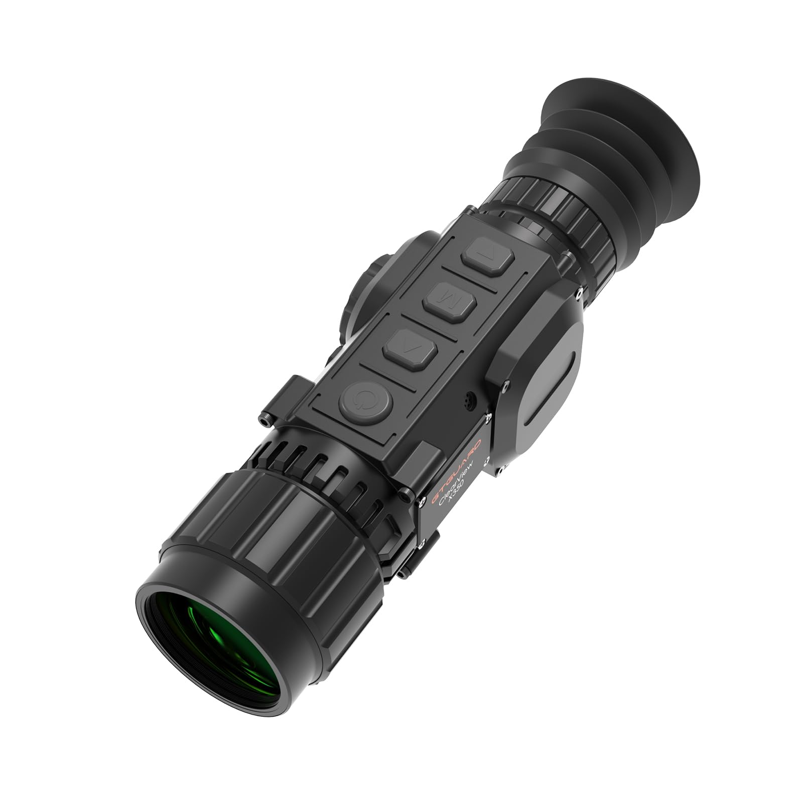 Visores térmicos Clearview X350 Sensor IR 384×288, frecuencia de actualización de 50Hz, Zoom Digital 4×, retículas múltiples, transmisión Wi-Fi, clasificación IP66 para la Caza de jabalíes y depredad