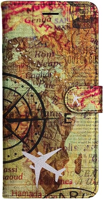 Phone Case for Redmi A3 Pro Map Design P038 Design Magnetic Flip Wallet Case with Card Holder and Kickstand for Redmi A3 Pro Shockproof Flip Case Cover Multicolor