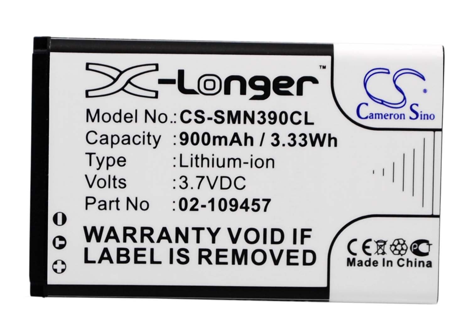 CS BATTERYReplacement Battery for BBM 320, BBM 320C, BBM 620 900mAh