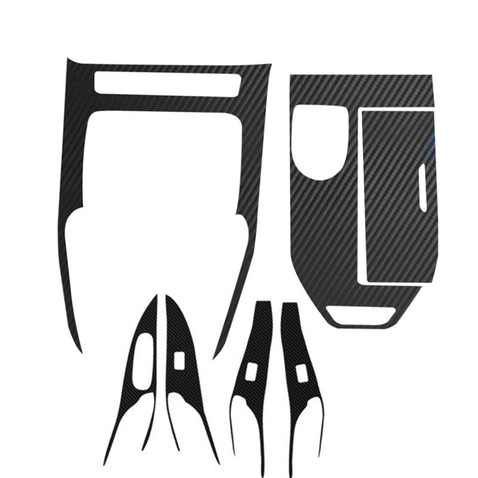 Car Central Trim for Haval for H6 2021 Car Accessories Interior Decoration Film Cover Carbon Fiber Modification Styling Console Gearbox Panel Sticker(Left Hand Driving)