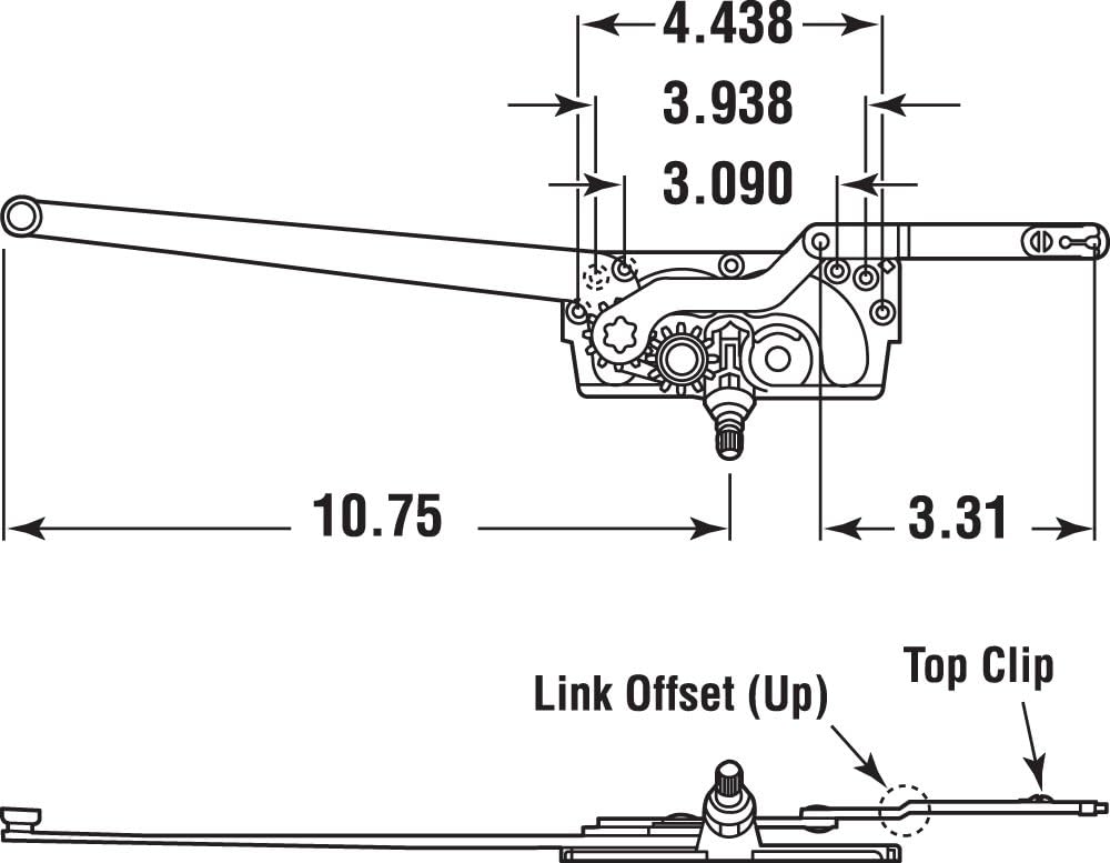 Up To 40% OFF Prime-Line Products TH 24032 Left Hand Entrygard Casement Operator 3.75-Inch Link with Stud Bracket , Gray Hottest Sale Prime-Line Products TH 24032 Left Hand Entrygard Casement Operator 3.75-Inch Link with Stud Bracket , Gray