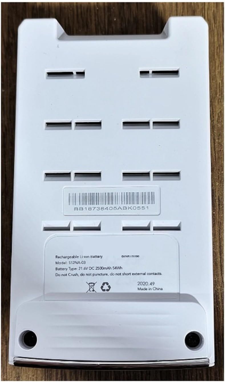 21.6V 2500mAh Replacement Battery. Compatible For Tineco Pure ONE S12/S12 Pro EX Series Cordless Vacuum Cleaner(White color)
