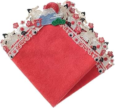 あ*き様 近沢レース　タオルハンカチ　5枚セット　お寿司　どすこい日本　カステラ あ*き様 近沢レース タオルハンカチ 5枚セット お寿司 どすこい日本