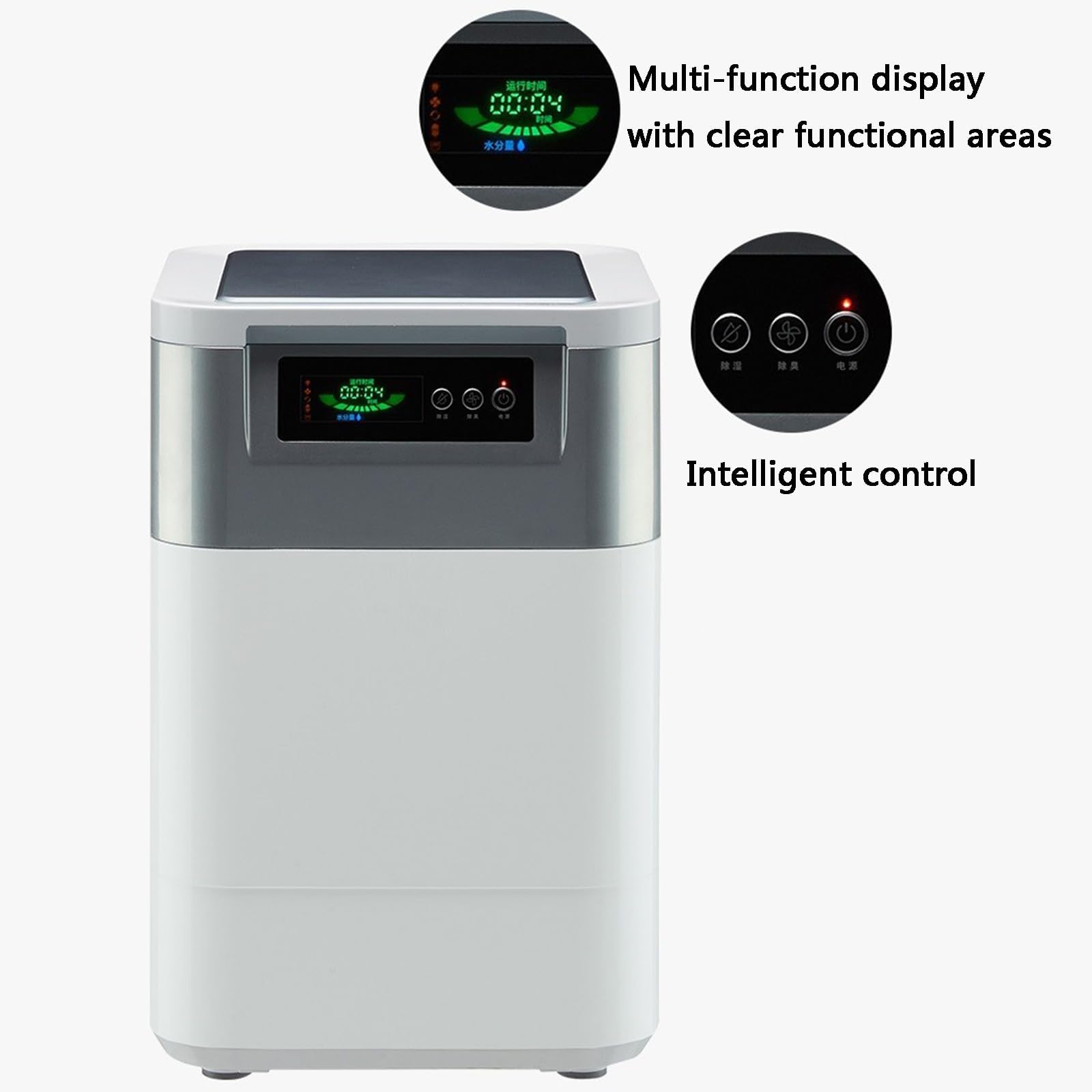 Composteur électrique de 15L, composteur Intelligent de déchets de Cuisine intérieur/extérieur de 470W, fertilise Votre Jardin (B)