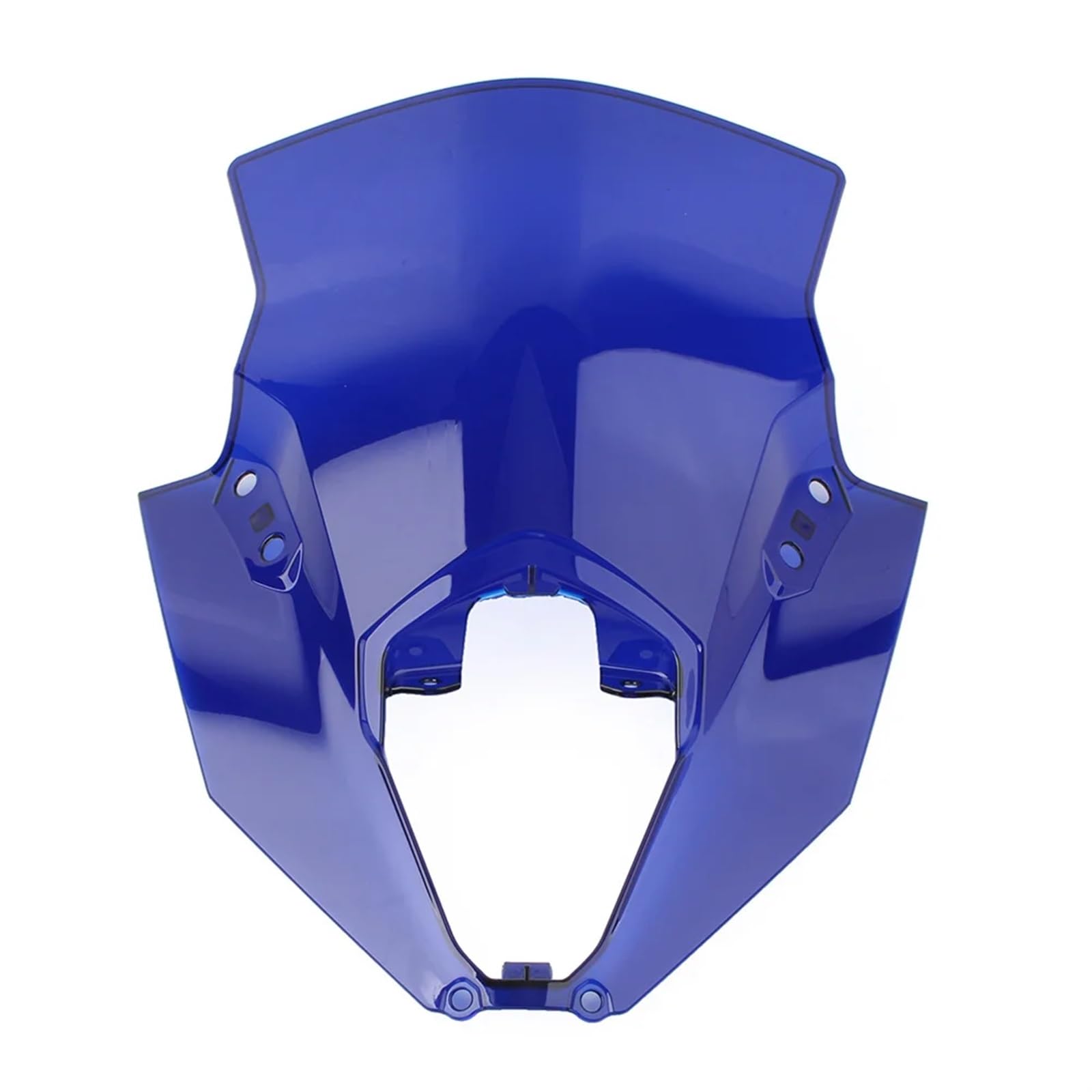 SXXJVES Motorbike Windshield For Ninja 650 For EX650 For ER-6F For ER6F 2020-2023 Motorcycle Double Bubble Windshield Deflector Protector Wind Motorcycle Windscreen(Blue)