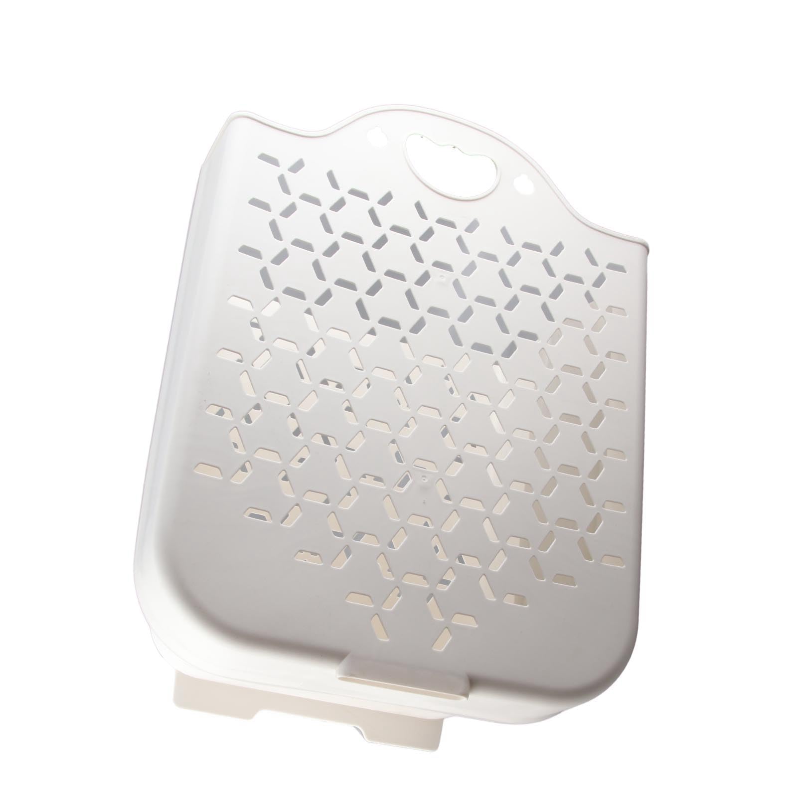 Cestello per Bucato Pieghevole da Parete, PP (XL White)