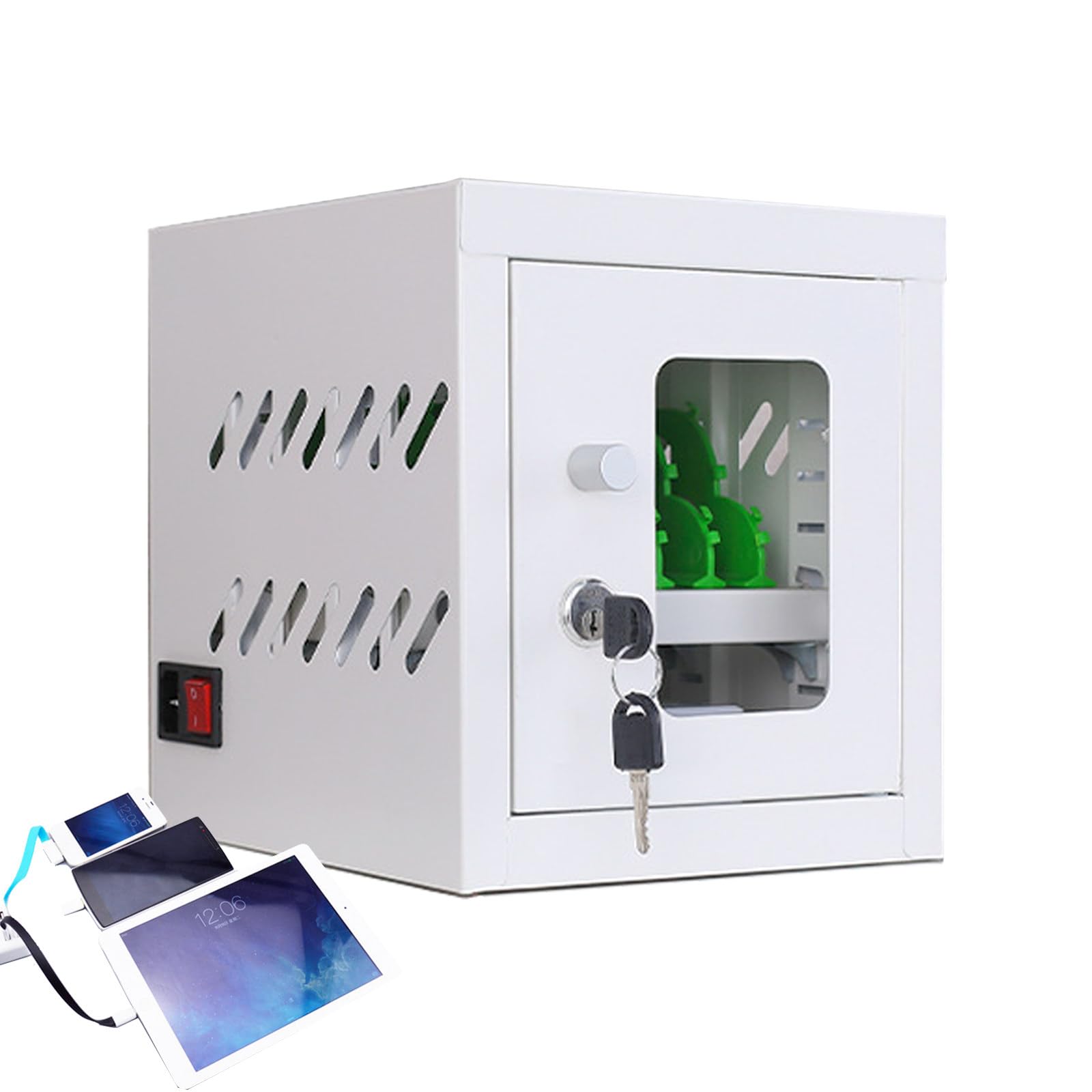 Station de recharge pour téléphone portable armoire 60 emplacements verrouillage bureaux