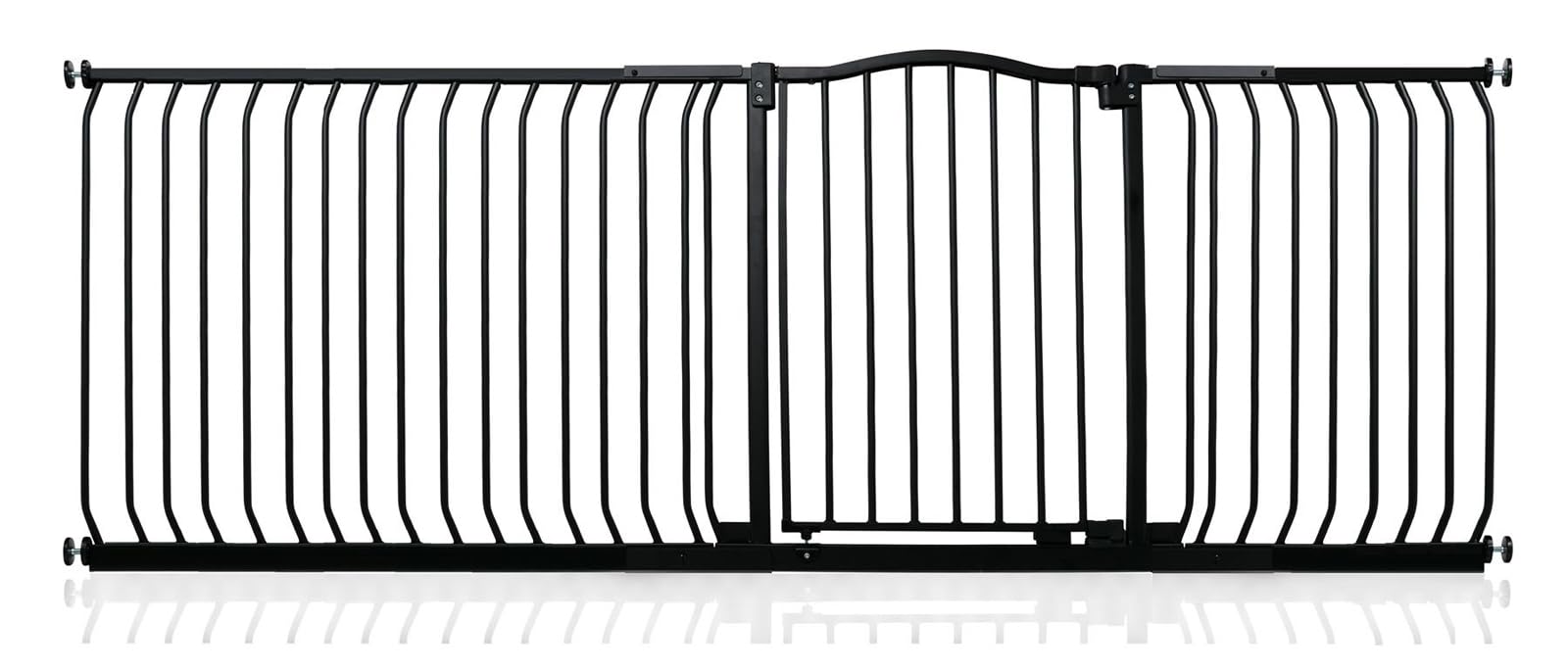 Safetots Curved Top Safety Gate, 71cm - 80cm, Matt White, Pressure Fit Stair Gate, Baby Gate for Doors Hallways and Spaces, Safety Barrier, Easy Installation — view 62