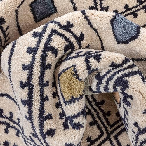 Snapklik.com : Well Woven Moda Beige Multicolor Oriental Diamond ...