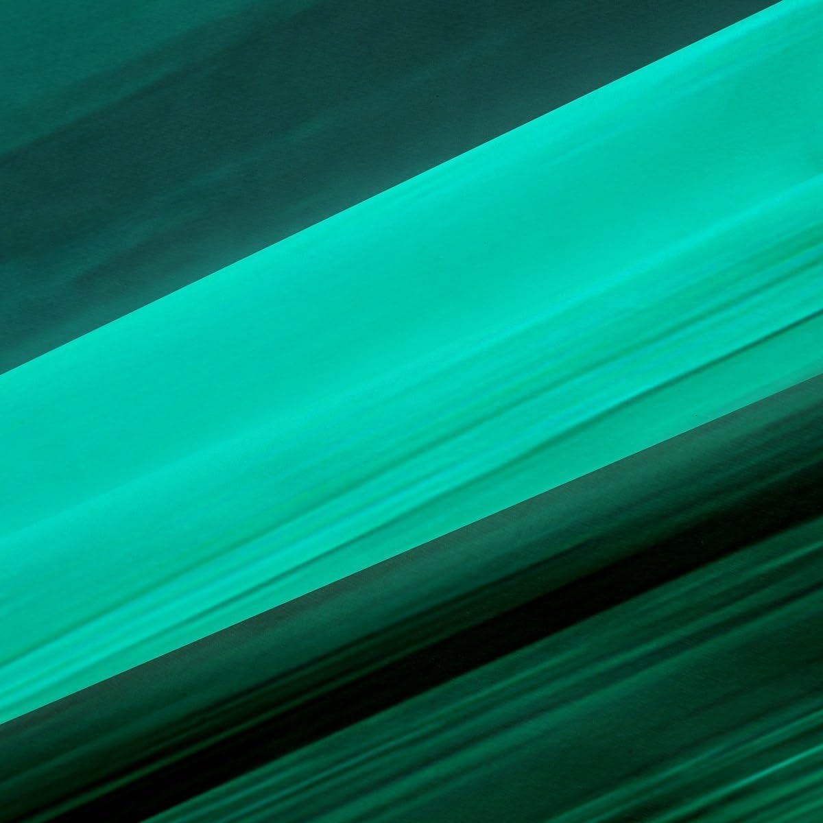 jejeloiu Green Teal Darkening Window Drapes Turquoise Style Curtain Green Minimalist Lines Blackout Curtains() for Bedroom Children Modern Design Window Treatments Decor (2 Panels, 42 x 63 Inch)