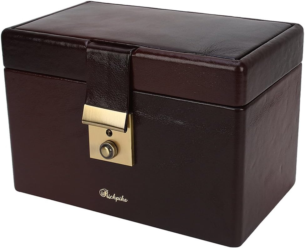 RICHPIKS Wooden Jewellery Accessories Box (Mini)