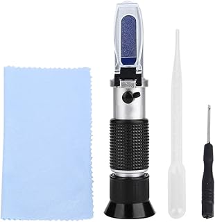 Refraktometr przeciw zamarzaniu, ręczny tester glikolu ATC do sprawdzania punktu zamarzania samochodowego systemu zapobiegającego zamarzaniu i stanu płynu baterii