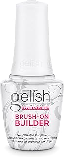 Brush-On Builder - Professional Soak-Off Gel Polish for Extensions, Overlays, Nail Art, Self-Leveling, Vegan, Long-Lasting, UV/LED Cured (Clear)