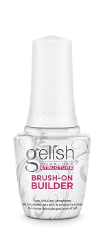 Gelish TPO-Free Soak-Off Brush-On Builder Clear, 15 mL