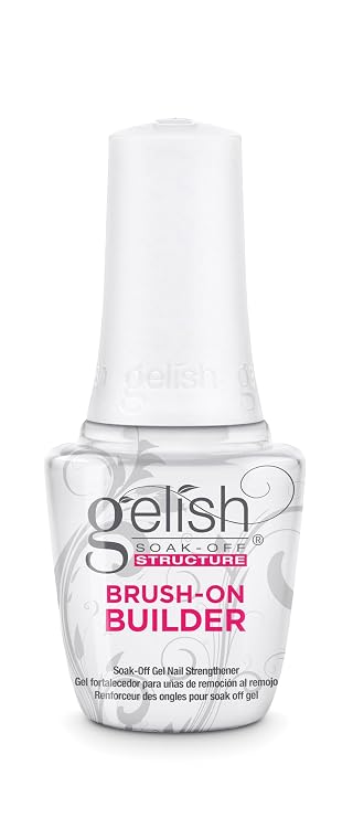 Gelish TPO-Free Soak-Off Brush-On Builder Clear, 15 mL