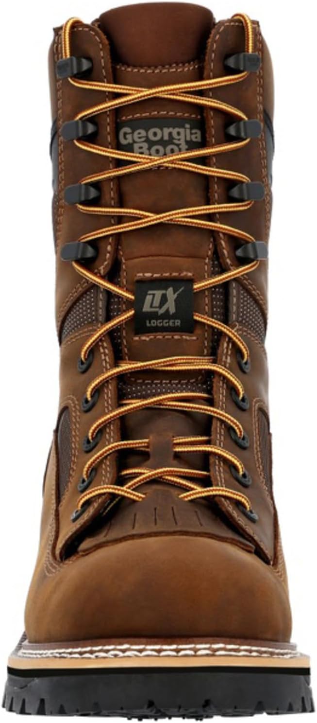 Georgia Boot Men's LTX Logger Waterproof Work Boots - Image 4