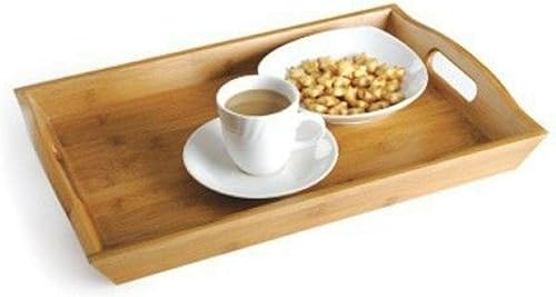 Vista 3 de ESRW Bamboo Wood Folding Lap Desk Table Stand Tray Laptop TV Breakfast Bed Serving Padro Serving Tray Bed Tray Tray Tables Food Tray Bedside Table