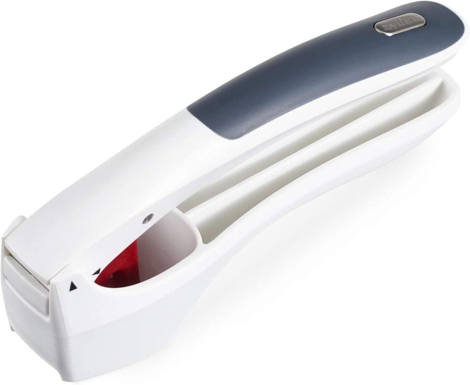 Zyliss Easy Clean Garlic Press: No-Peel Large Hopper, Non-Stick Mincer Crusher for Effortless Kitchen Food Prep