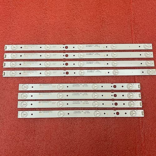 8pcs/set LED strip for LG 43UJ620V 43UJ6200 CRH-A4330300104L6CNRev1.0 CRH-A4330300105R6CNRev1.0 CRH-A4330300105R74C