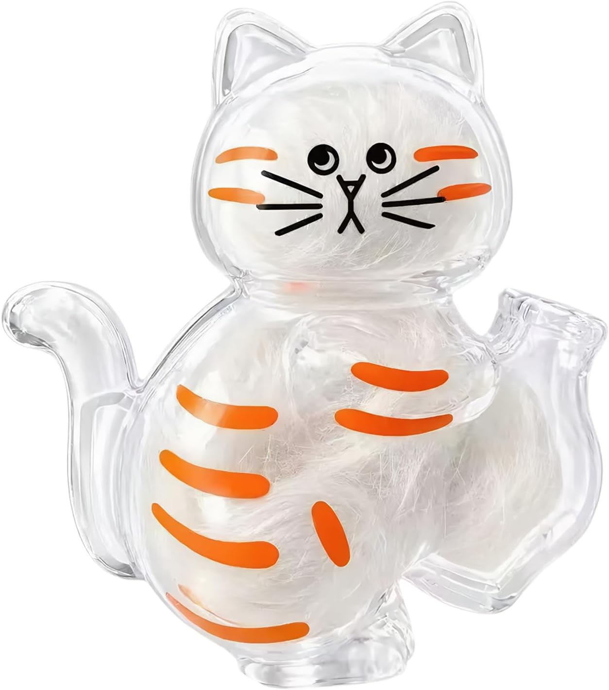 Pet Fur Whiskers Keepsake Storage Box Transparent Cute Pet Fur Storage
