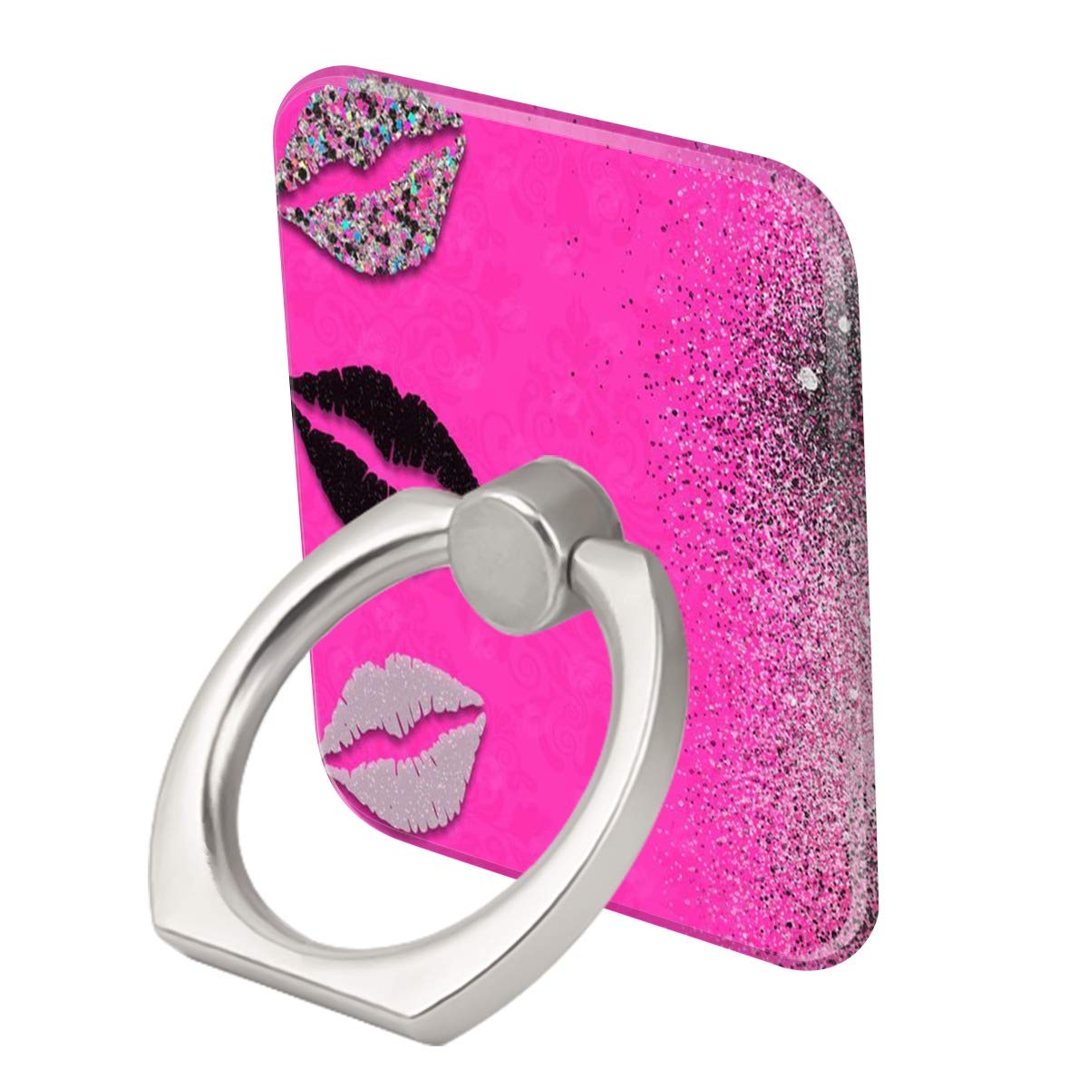 Cell Phone Ring Holder Rotation 360 Degree Lips Case Finger Ring Stand