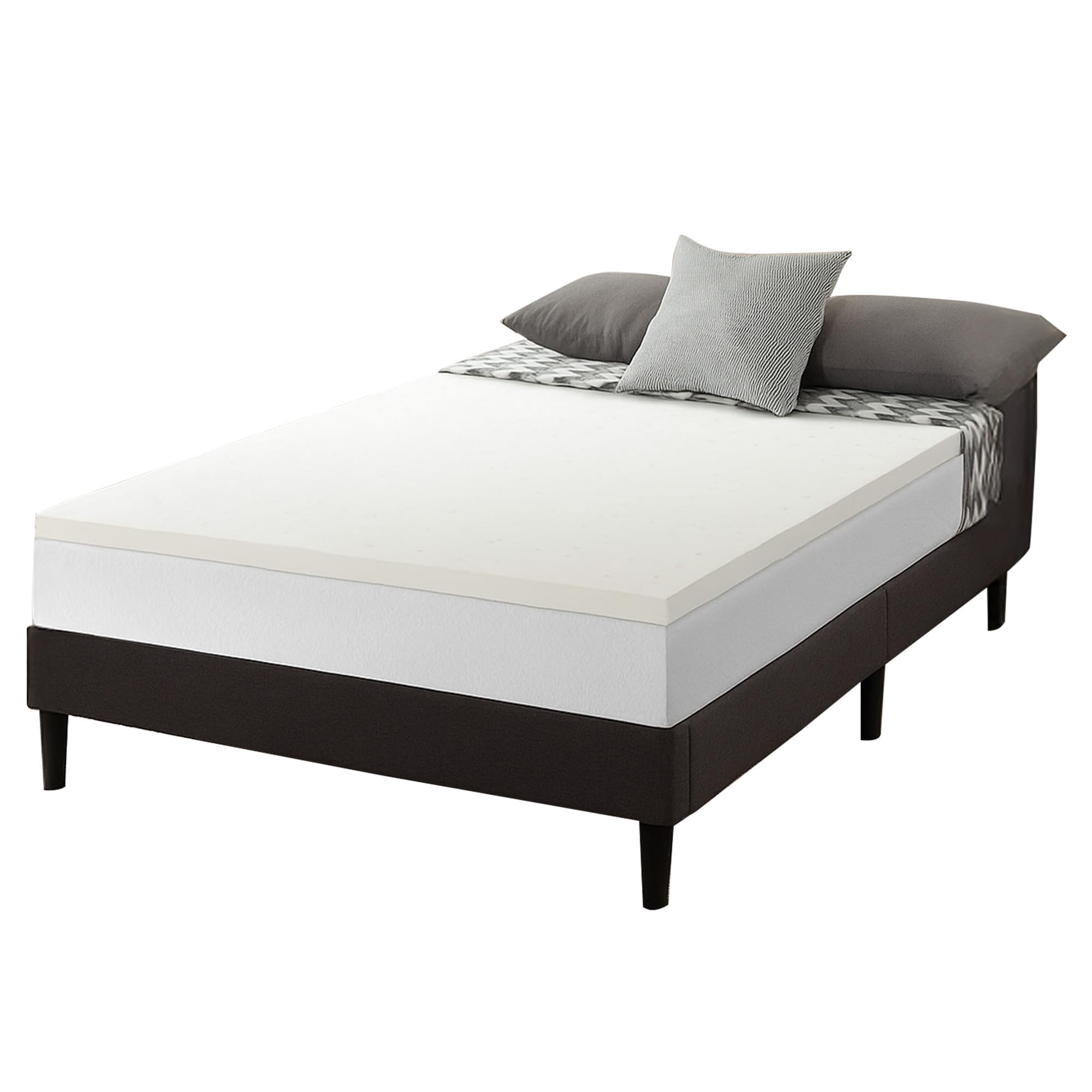 Sur-matelas ventilé mousse mémoire de forme 6,3cm surmatelas Queen Size respirant
