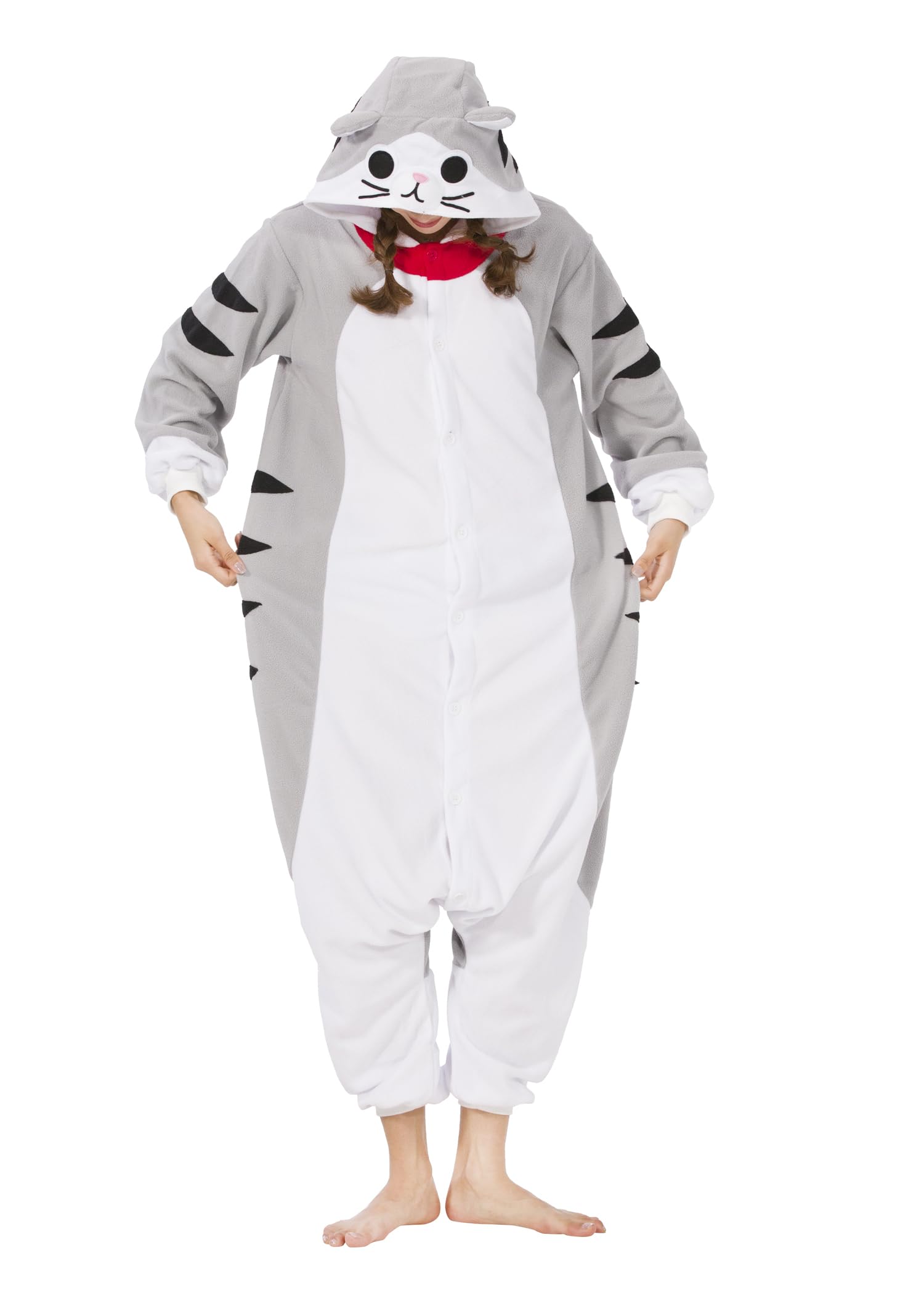 SimZoo Adulto Disfraz Pijama Unisex Pijama Kigurumi Onesie para Carnaval Halloween Cosplay Ropa de Dormir Traje de Disfraz para Navidad Festival Mujer y Hombre — view 25