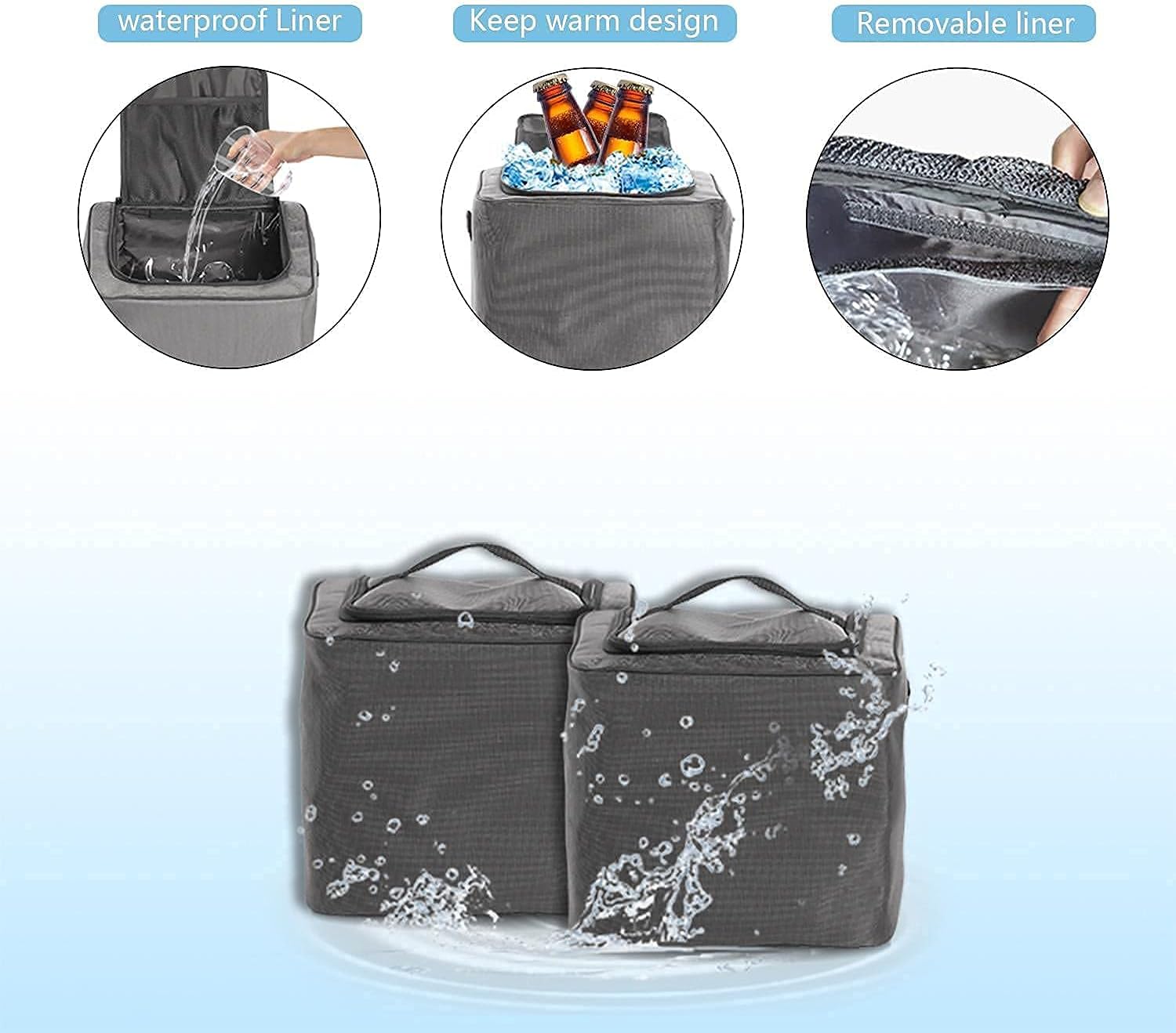 Exclusive Discount 50% Price Car Trunk Organizer with Portable Leakproof Cooler Bag,Foldable Cover,Adjustable Securing Straps,Collapsible Trunk Organizer for Cars,SUVs,Trucks and Other Vehicles(4-in-1 with Cooler)