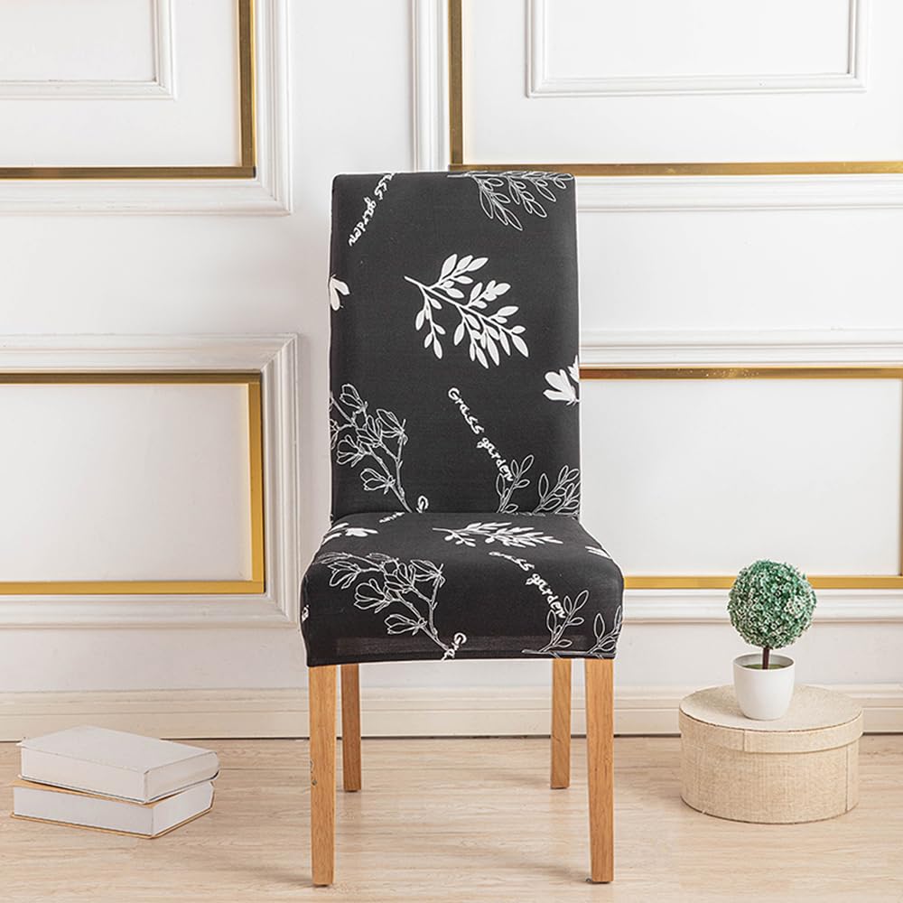Stuhlhussen Stuhlbezüge Schonbezüge Esszimmerstuhl Stretch Stuhlbezug für Esszimmer stuhlüberzüge 6 Stück