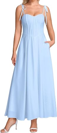 Parthea Summer Floral Corset Formal Maxi Dress