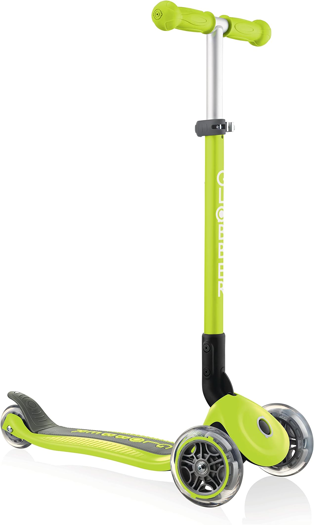 PRIMO FOLDABLE: 3-wheel foldable scooter for kids (aged 3-7) - LIME GREEN