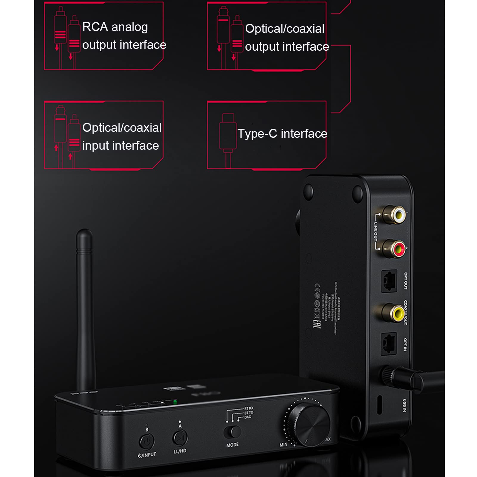 Amazon.co.jp: BTA30 ProBluetooth5.0トランシーバーデスクトップ 