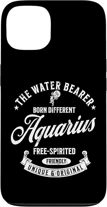 Water Bearer Vibes The Free Spirited Aquarius Sign Vintage Case for iPhone 13