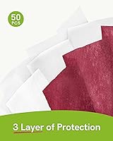Vista 5 de FriCARE Mascarillas desechables, 3 capas ASTM nivel 3 grado médico, elegibles para FSA/HSA, transpirables y cómodas para alergias/protección solar