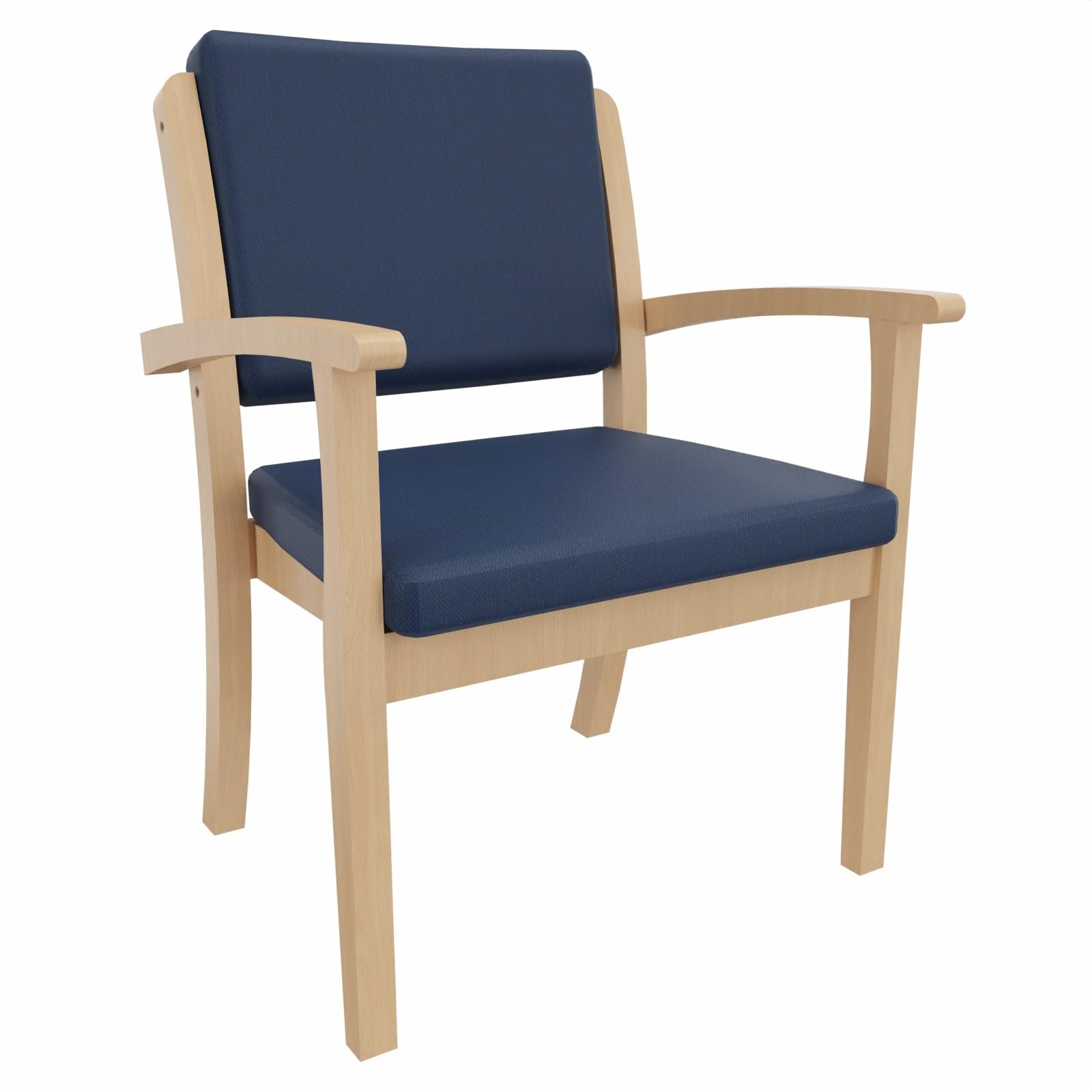 Schwerlaststuhl Alexander XXL – Stuhl mit Armlehnen für Schwergewichtige bis 250 kg – 52cm Sitzhöhe