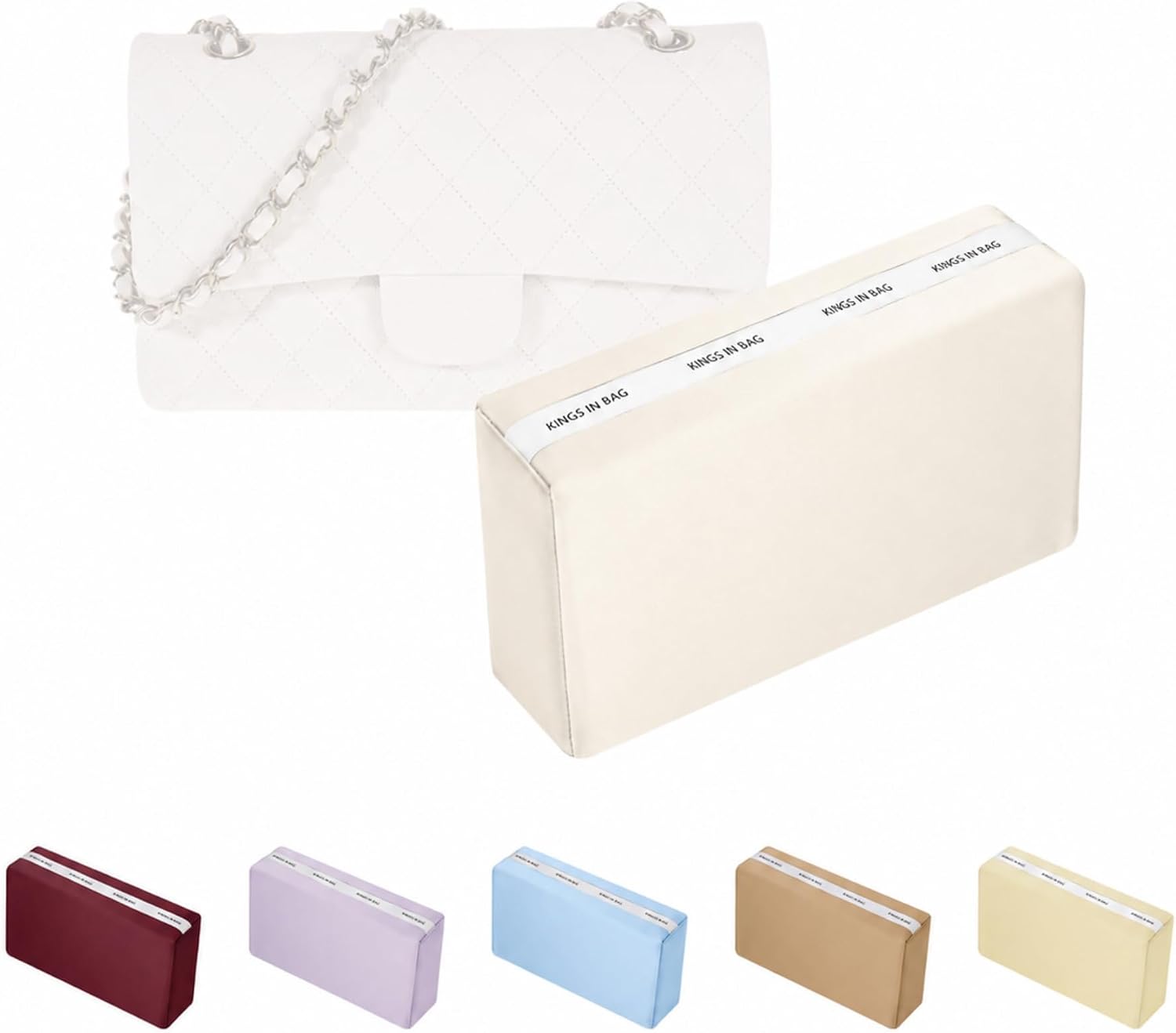 Purse Pillow Insert for Chanel Mini Classic Flap, Craie