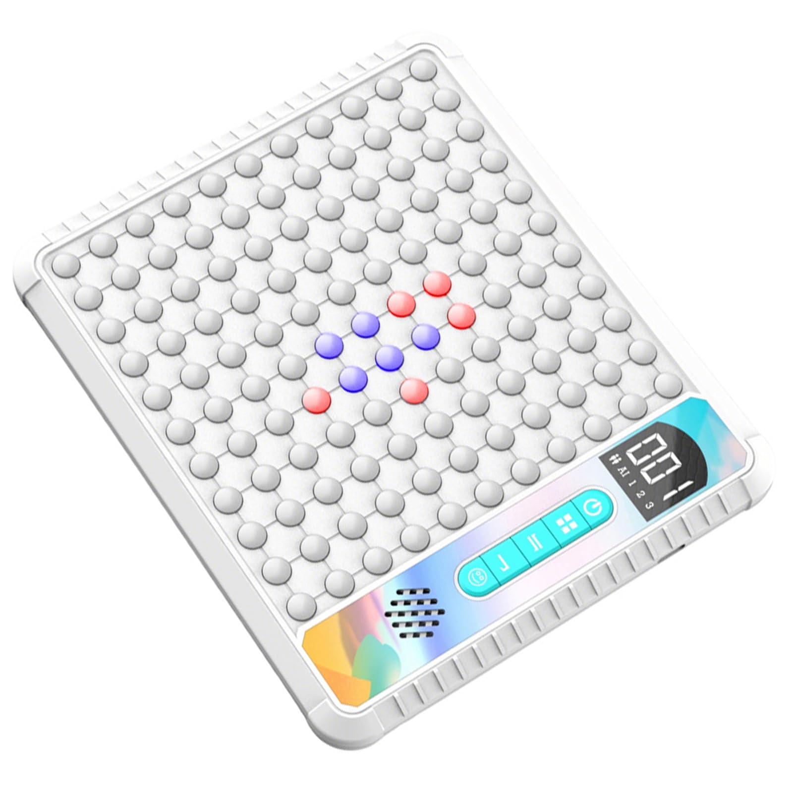 Interaktives elektronisches Spielbrett mit bunten LED Lichtern und Berührungssensoren, 19 Verschiedene Spiele, Familienunterhaltung, elektronisches Puzzle Spielzeug