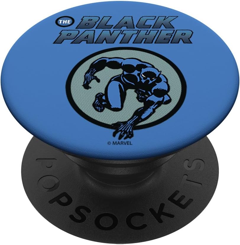 Marvel The Black Panther Comic Action PopSockets MagSafe PopGrip for iPhone