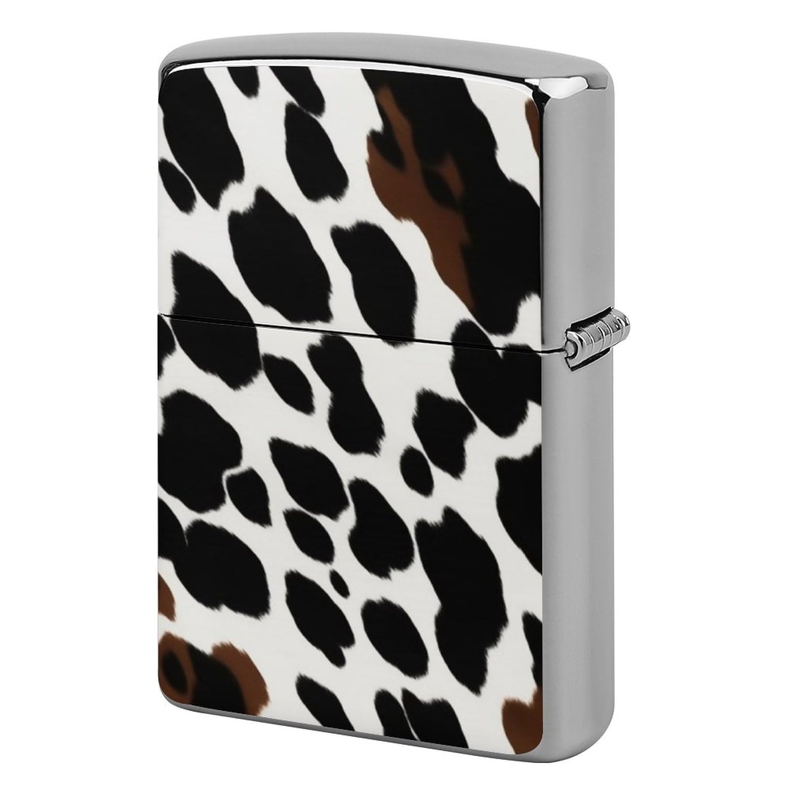 Coque de rechange pour briquet en métal fini les étuis fragiles avec ce motif peau de vache