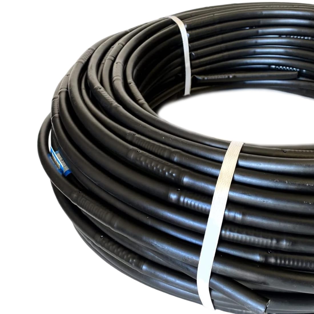 Tubería 16mm con goteros autocompensantes | Tubería de goteo cada 50cm [100 Metros] Riego por goteo | Tubería riego Negra